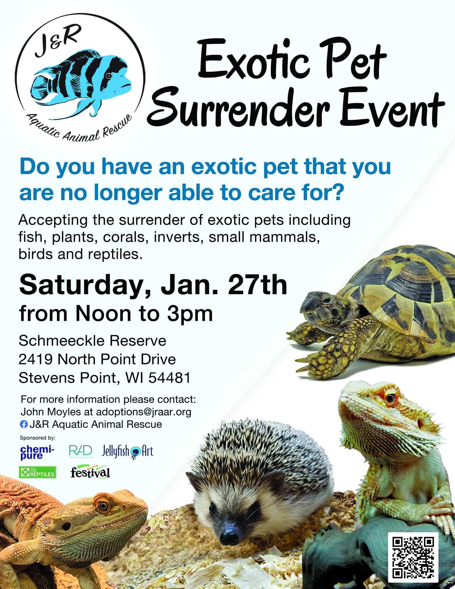 Exotic Pet Surrender Event