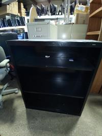 Black Metal Shelving Unit - Lot 58